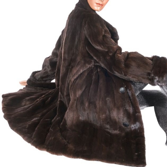 Reversible Sheared Mink Coat - Picture 5 of 9